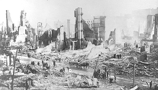 Baltimore fire aftermath