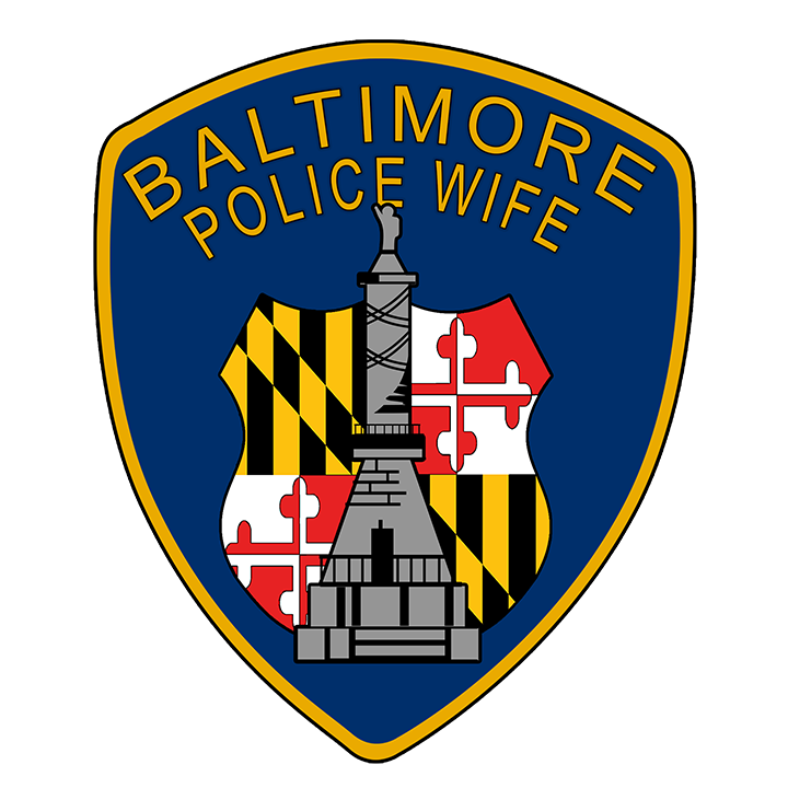 bALTIMORE History Police WIFE pATCH 72