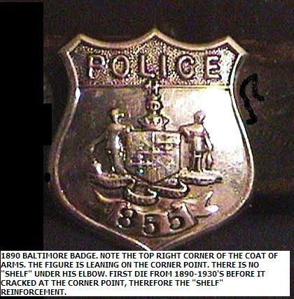 1890 baltimore police