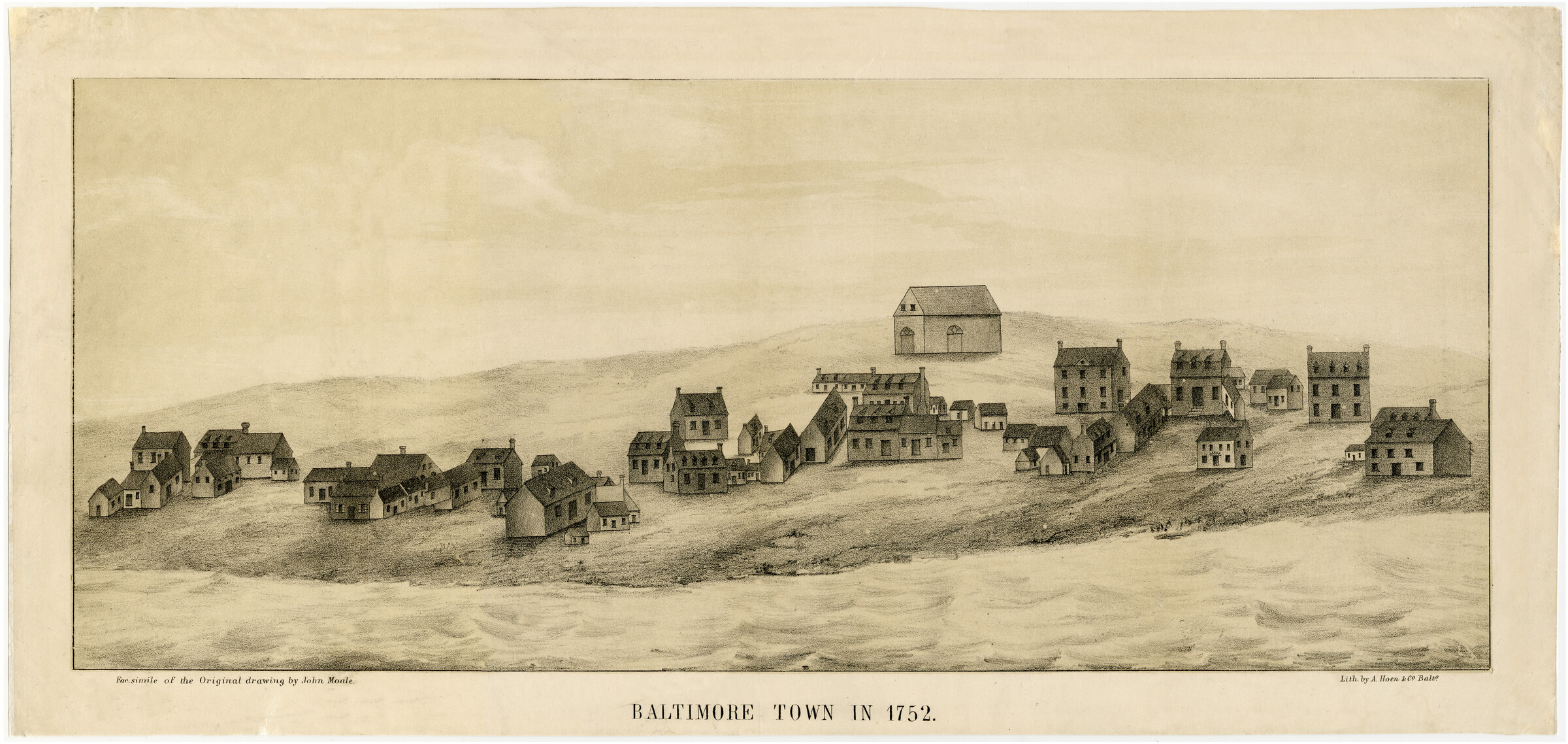 Baltimore town in 1752