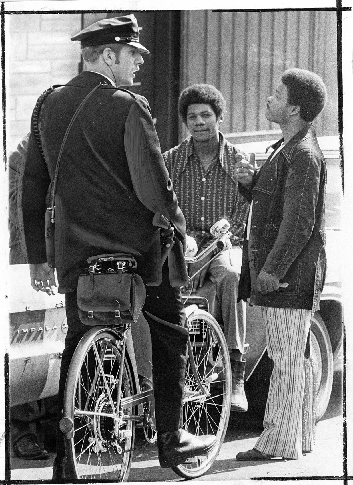 1  2 mar 1972 william tolson north ave bike patrol 1st Bike police 72