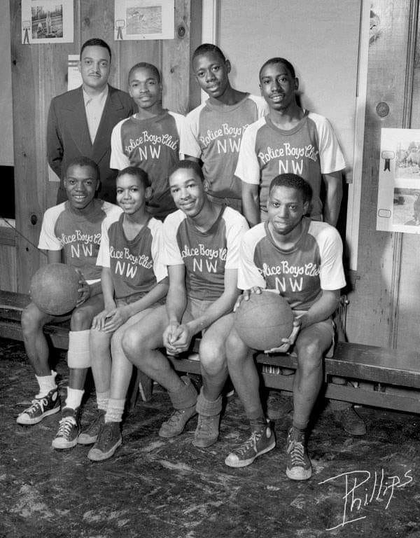NWD Police Boys Club basketball team 1950s