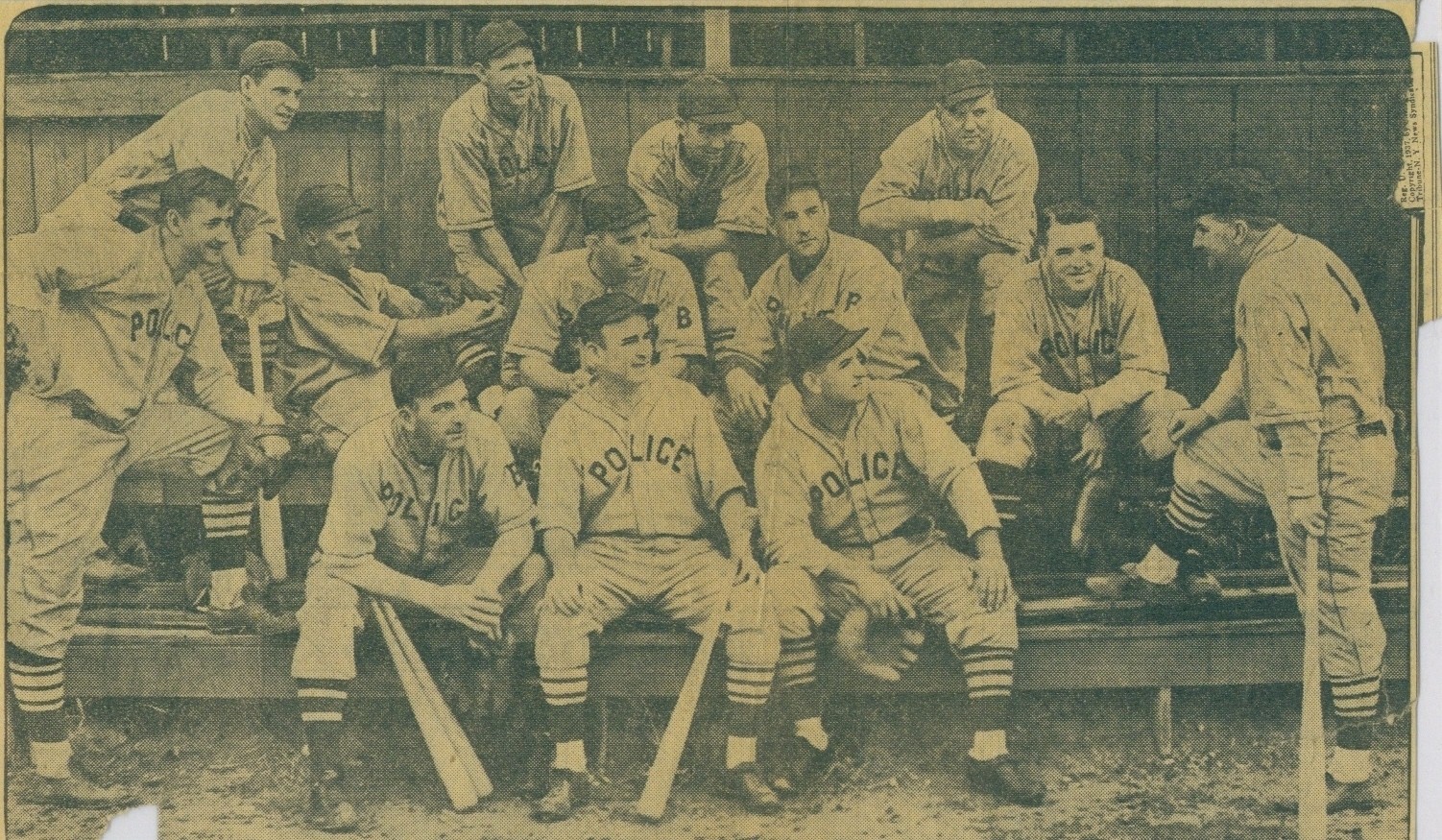 1937 G Baltimore Police Baseball team