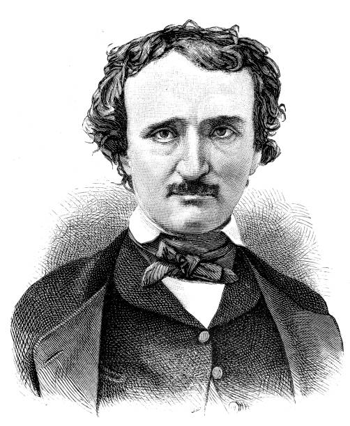 Illustration of a Edgar Allan Poe