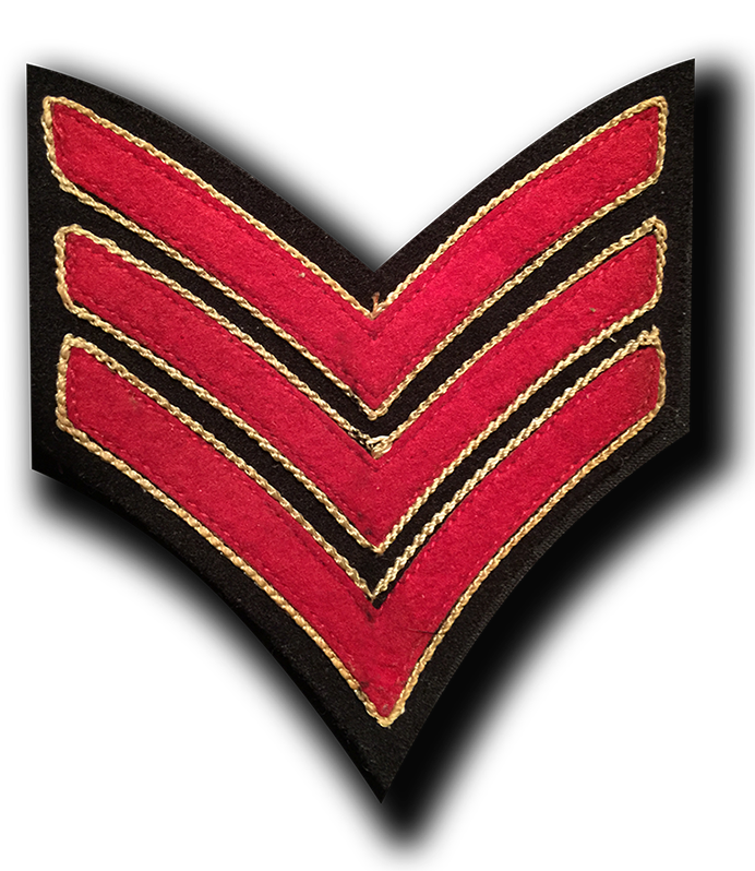 1sgt 1 stripes red