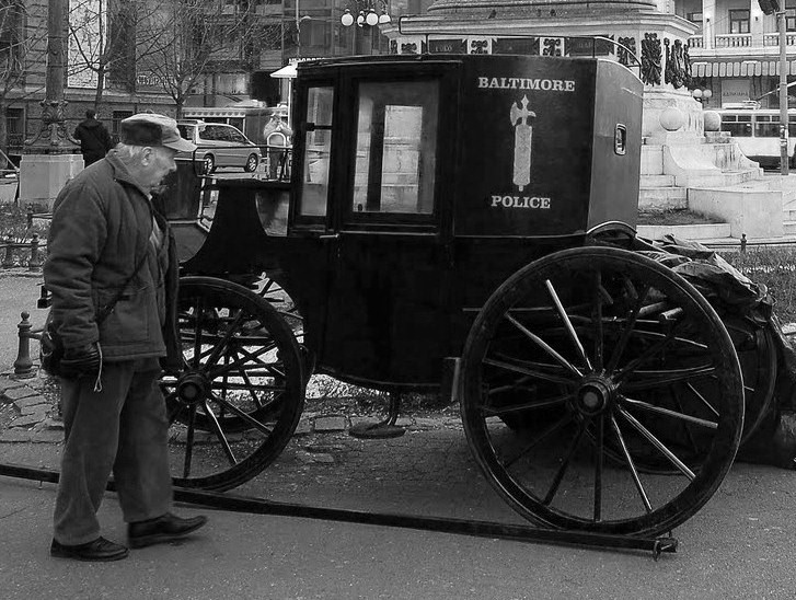 1900s BPD wagon movie prop