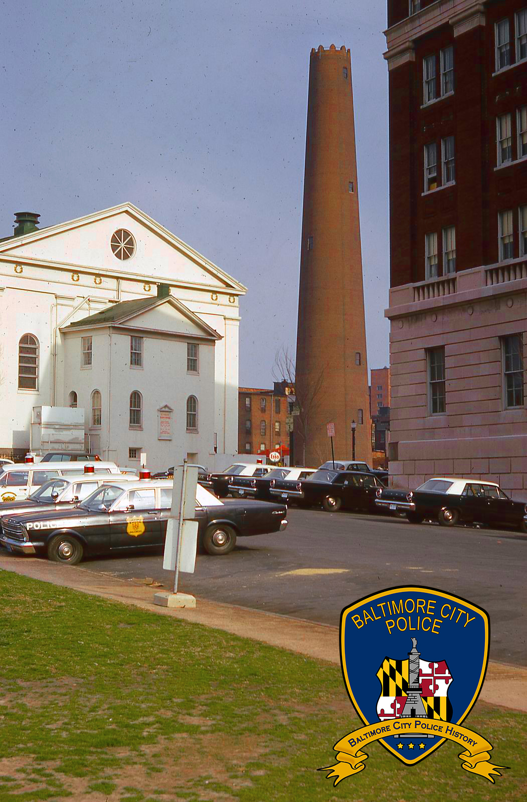 BPD old and shot tower with logo