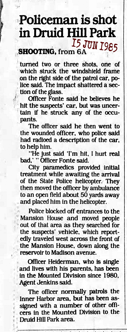 1985 The Baltimore Sun Sat Jun 15 1985 JH 1 72