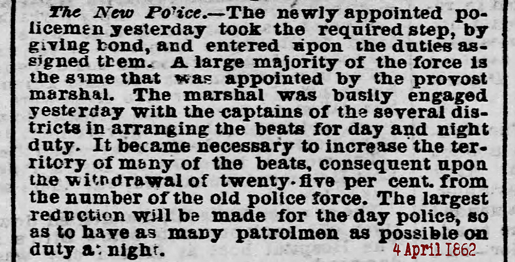 4 april 1862 The Baltimore Sun Fri Apr 4 1862 new1 72