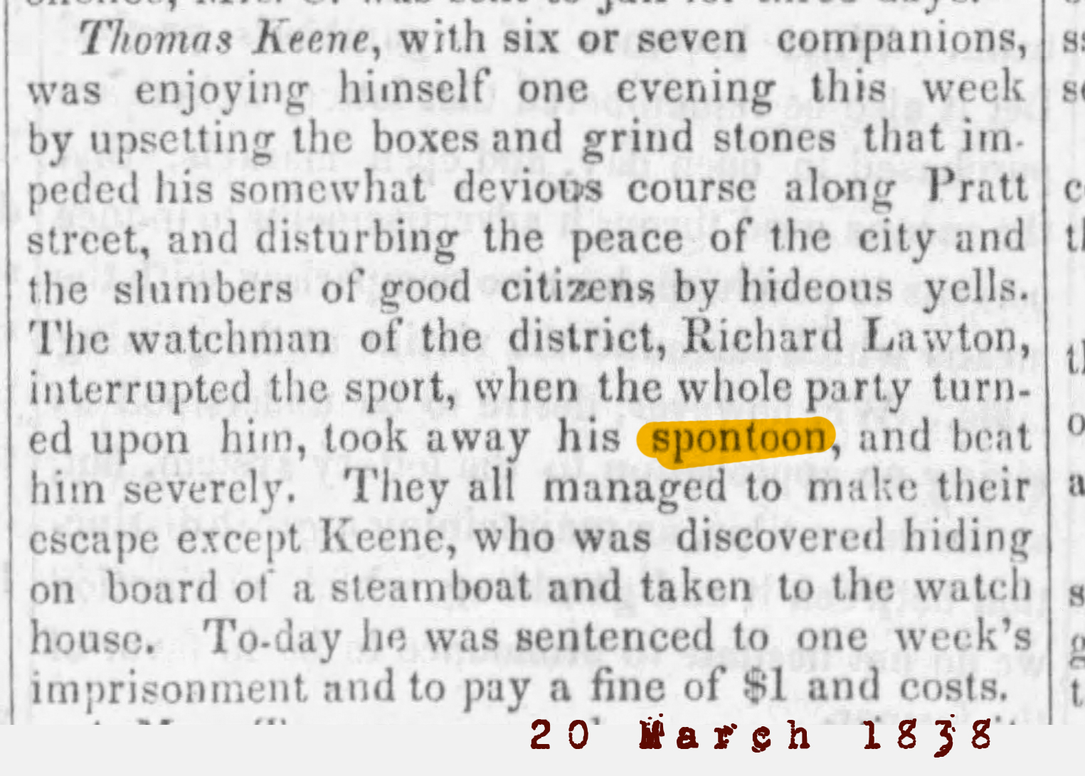 The Baltimore Sun Tue Mar 20 1838 72