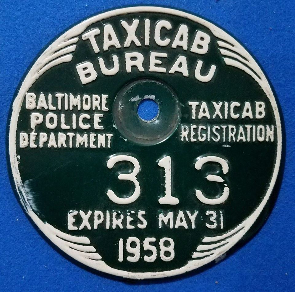 Taxi badge 8