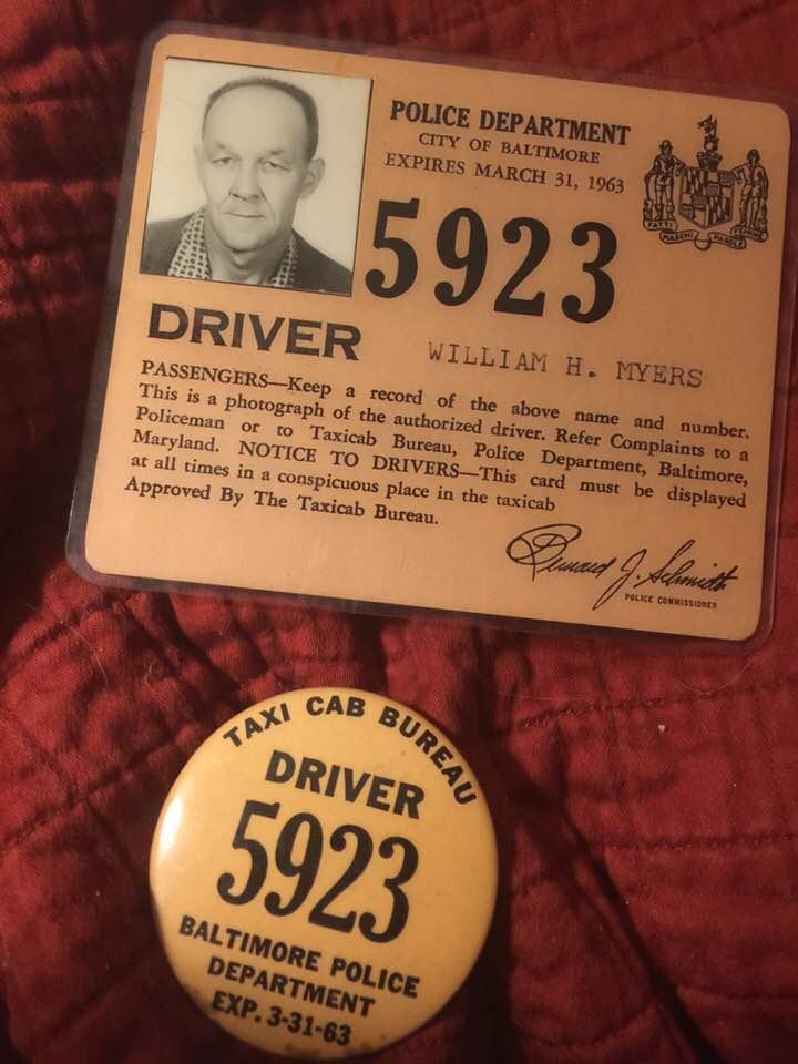 Taxi badge 9