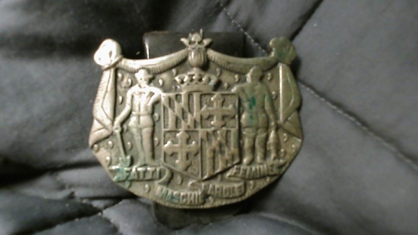 brass state seal emblems mounted